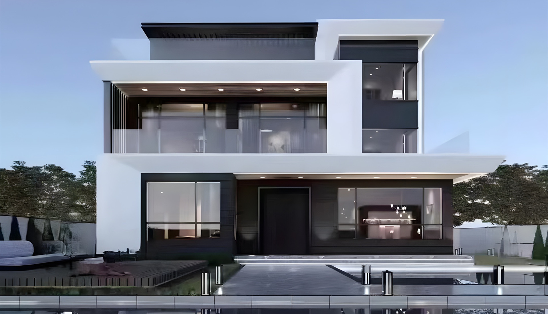 Steel and Wood Villa